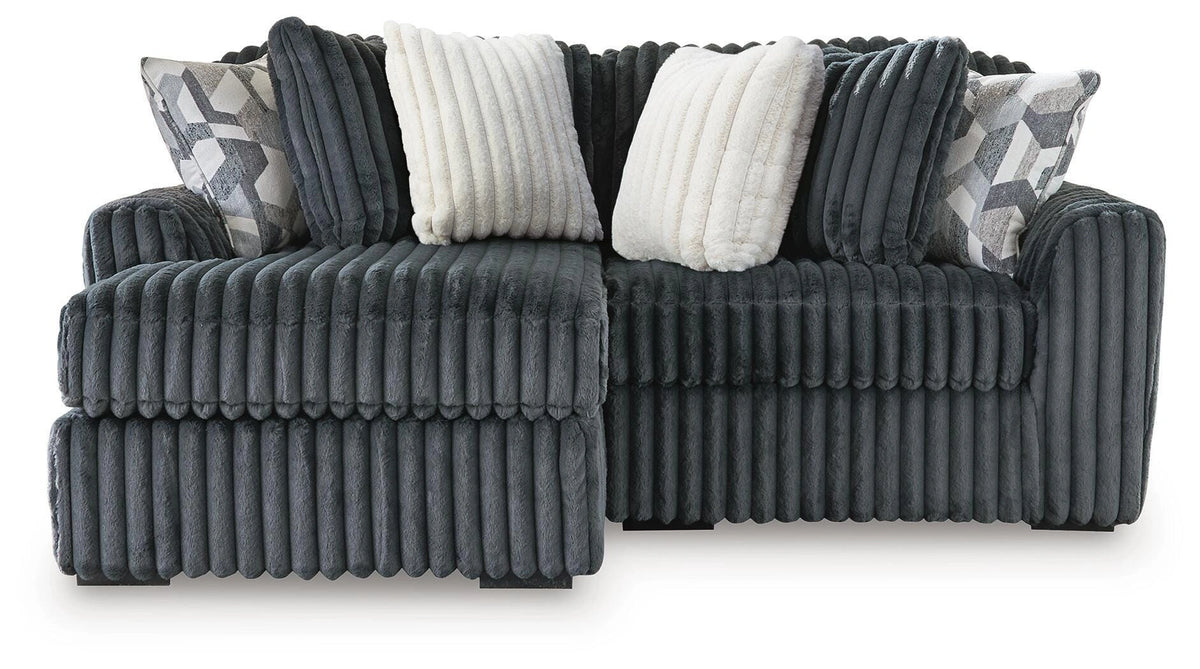 Midnight-Madness Sectional with Chaise