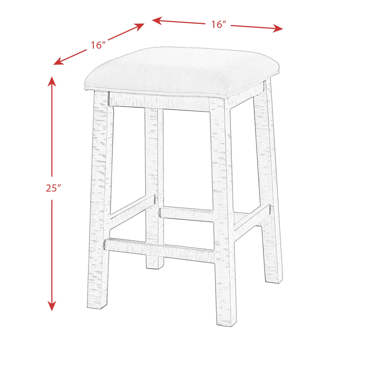Caesar Occasional Bar Table Single Pack (Table + Three Stools)
