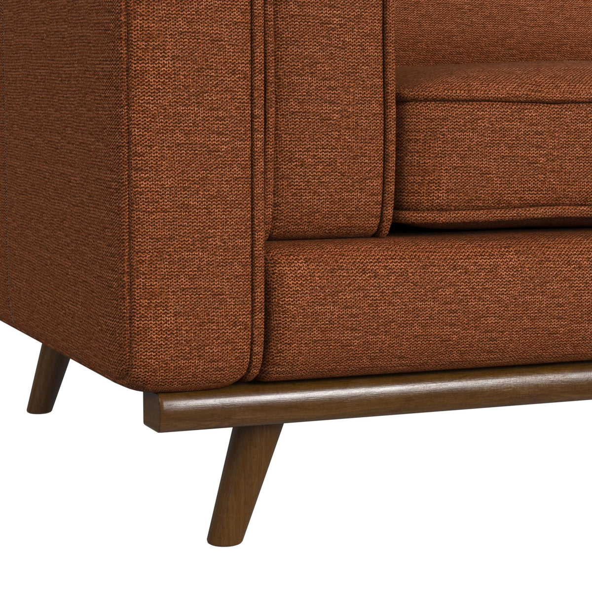 Venus Sofa with Cherry Finished Wooden Front
