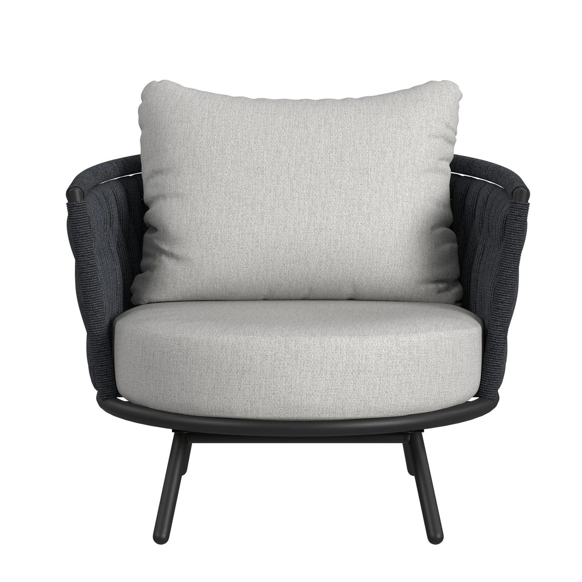 Bali Chairs with Olefin Grey in Dark Grey (2 Per Carton)