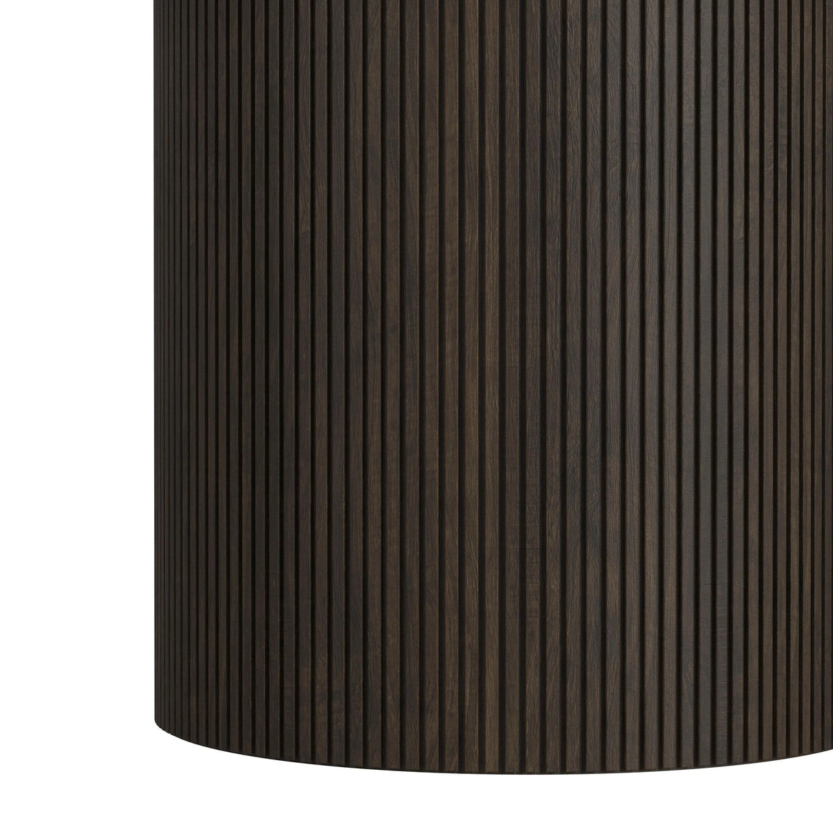 Sylvie Round End Table with White Faux Marble Top and Base