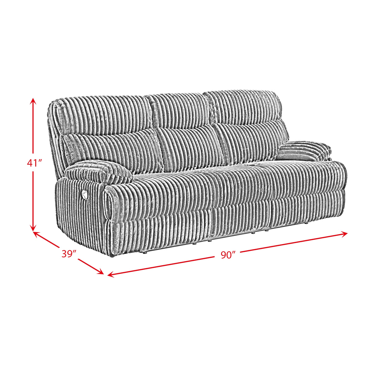 Admiral Living Room Set in Masis Black