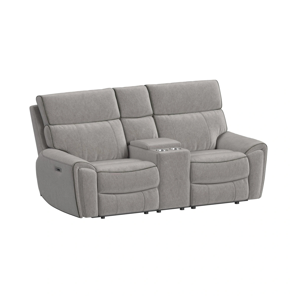 Jackpot P1 Living Room Set in Explore Light Grey
