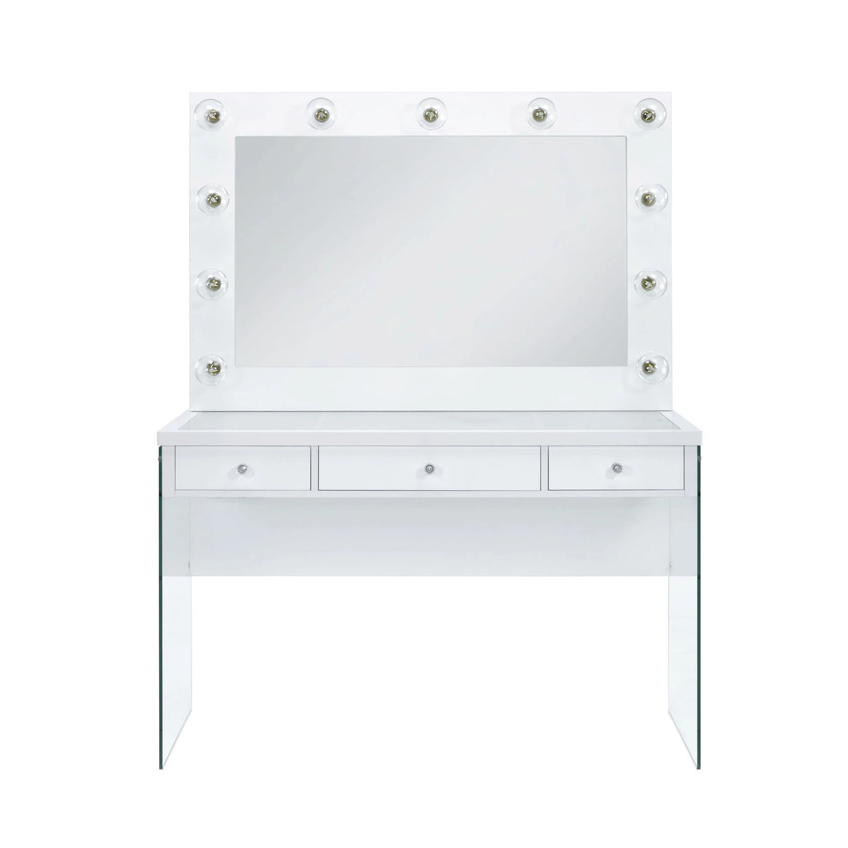 Jacey Complete Dressing Table with Lightbulbs