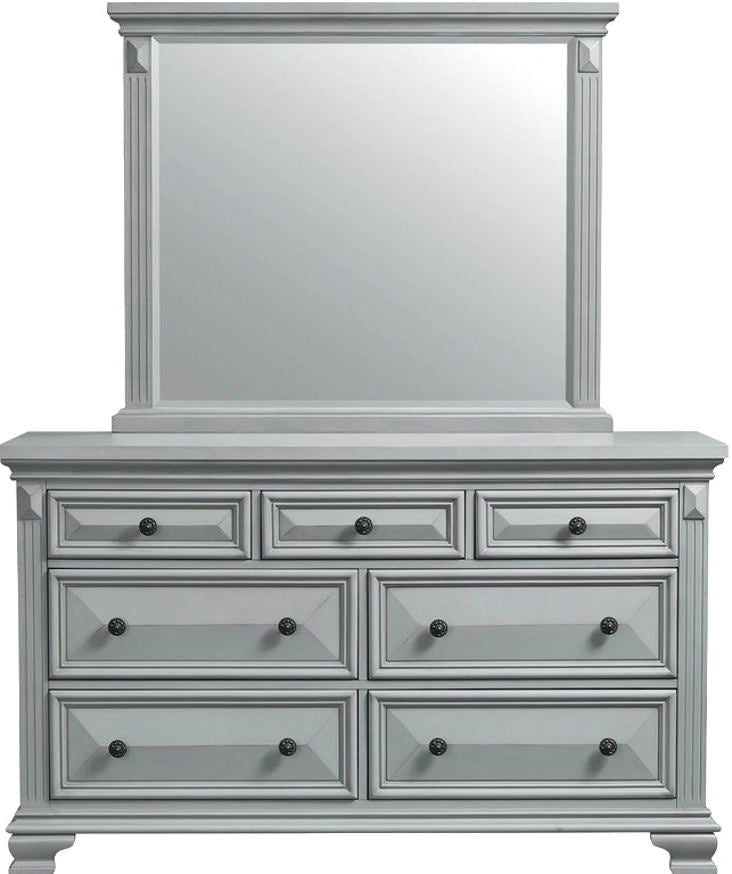 Calloway Grey Mirror in Grey - Jack’s Furniture and More (Laredo, TX)