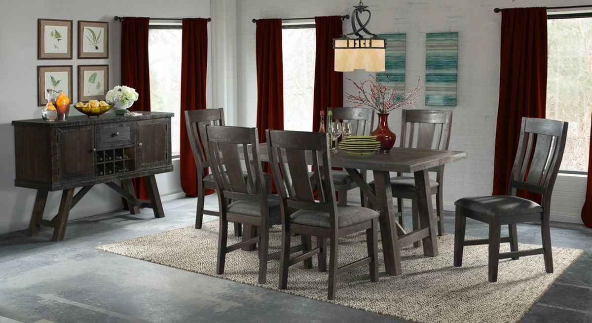 Cash Side Chair (Set of 2) in Rustic Distressed Espresso - Jack’s Furniture and More (Laredo, TX)