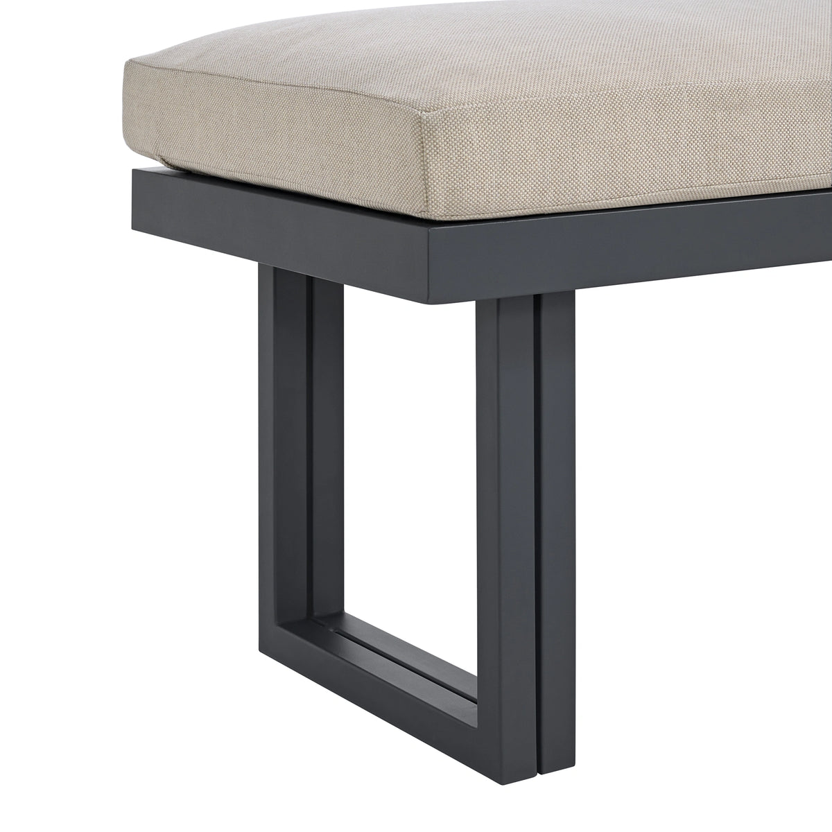 Playa Standard Height Dining Set in Dark Grey-Table and Four Chairs