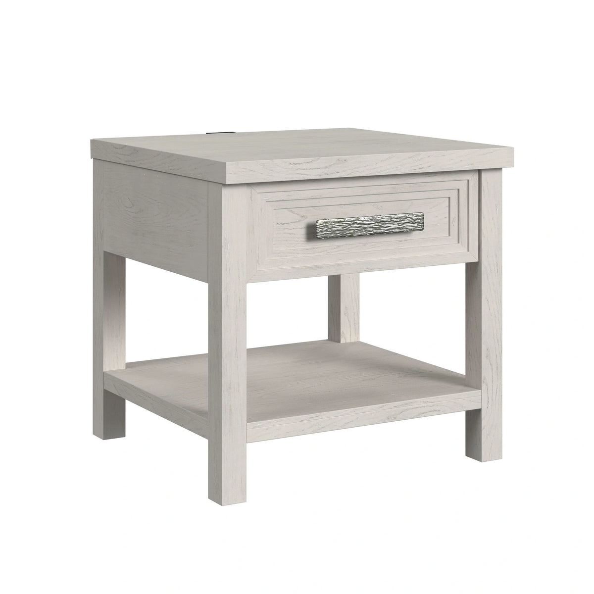 Avalanche 2PC Occasional Table Set in Antique White-Coffee Table & End Table