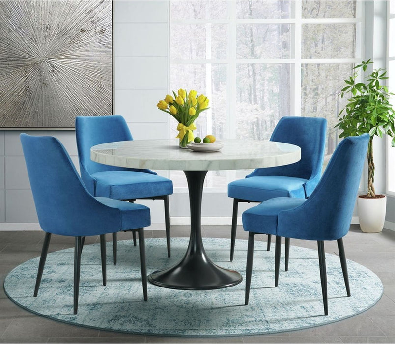 Celeste Round Dining with Black Base - Jack’s Furniture and More (Laredo, TX)