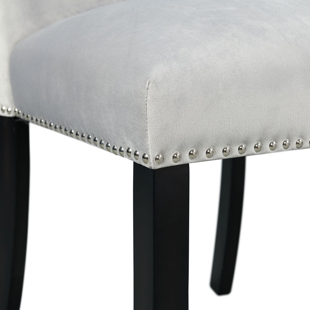 Francesca Side Chair (Set of 2) in Grey - Jack’s Furniture and More (Laredo, TX)