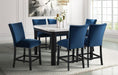 Francesca Counter Height Side Chair (Set of 2) in Blue - Jack’s Furniture and More (Laredo, TX)