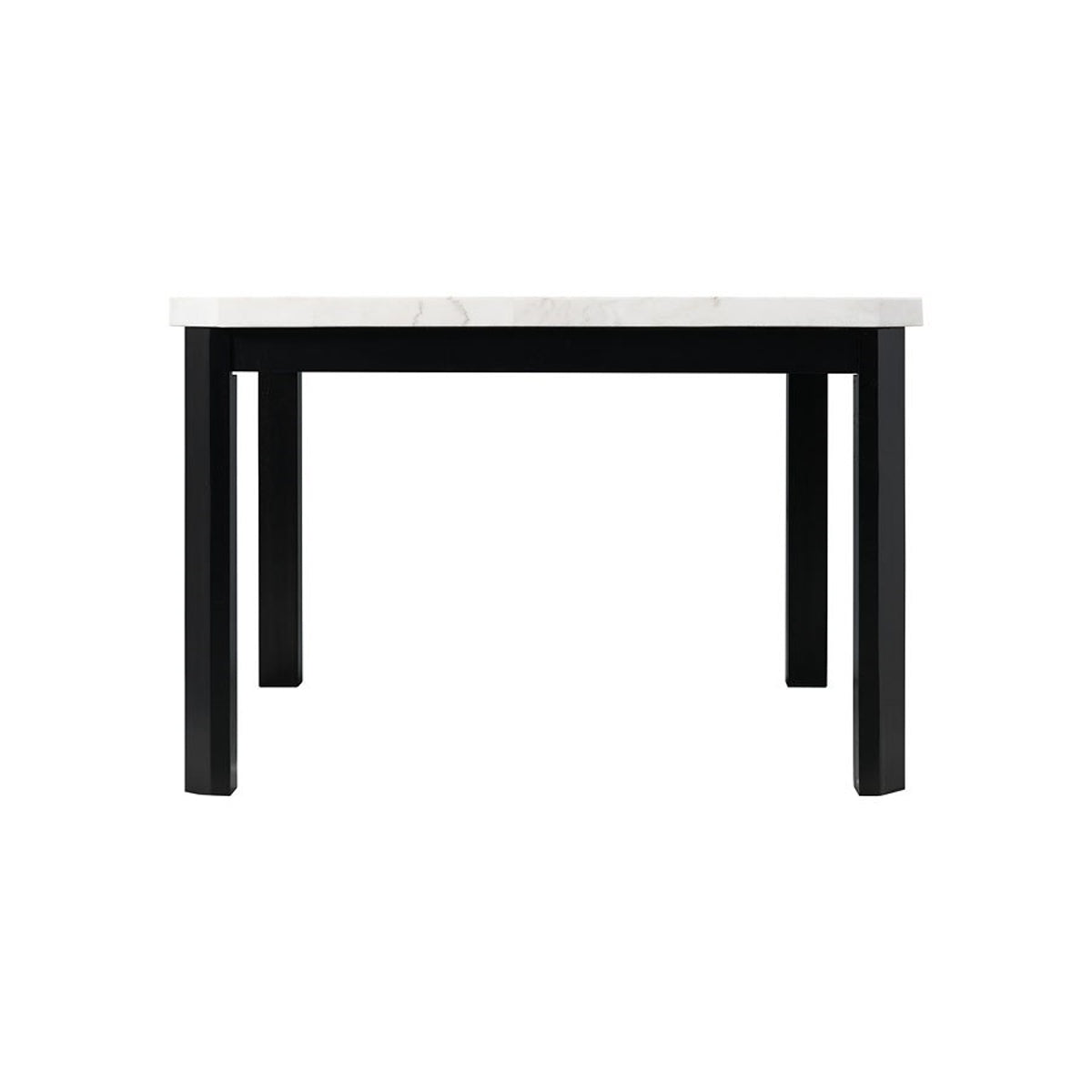 Francesca Counter Height Dining Table in White and Black - Jack’s Furniture and More (Laredo, TX)