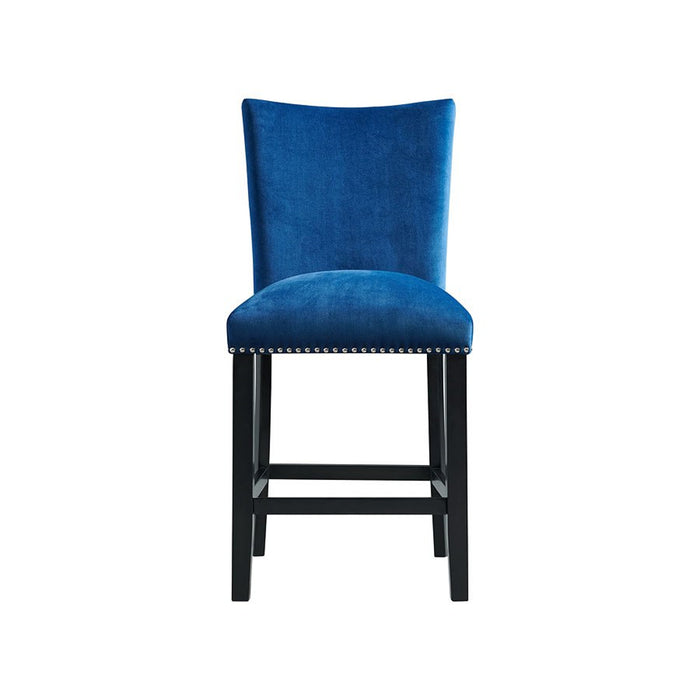 Francesca Counter Height Side Chair (Set of 2) in Blue - Jack’s Furniture and More (Laredo, TX)