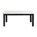 Francesca Rectangular Dining Table in White and Black - Jack’s Furniture and More (Laredo, TX)