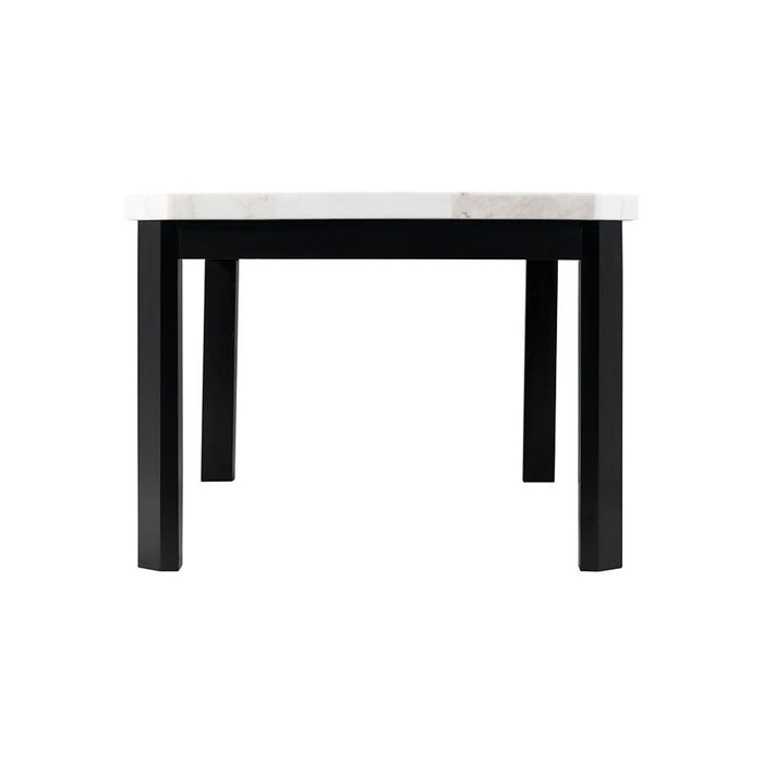 Francesca Rectangular Dining Table in White and Black - Jack’s Furniture and More (Laredo, TX)