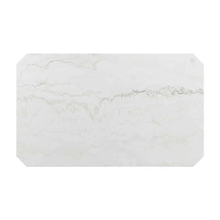 Francesca Rectangular Dining Table in White and Black - Jack’s Furniture and More (Laredo, TX)