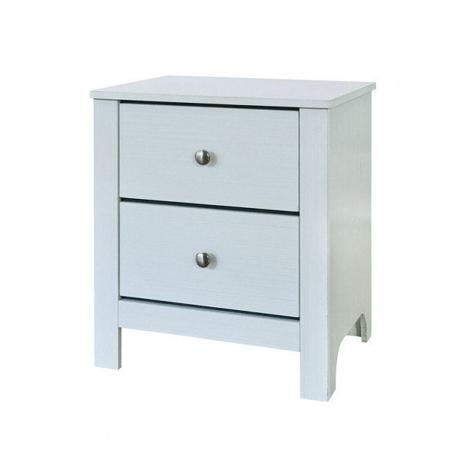 Elements International Catalina Youth Nightstand in White image