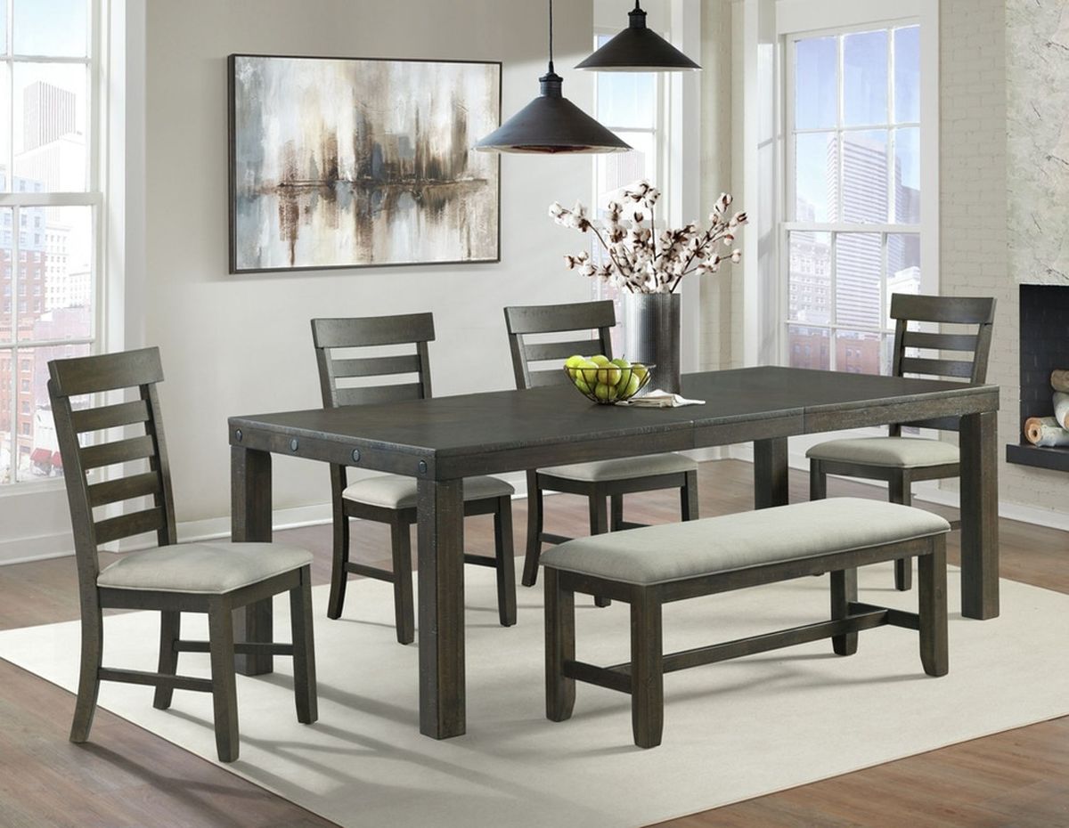 Colorado Dining Table in Charcoal - Jack’s Furniture and More (Laredo, TX)