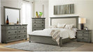 Crawford Queen Panel Bed in Gray - Jack’s Furniture and More (Laredo, TX)