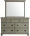 Crawford Mirror in Gray - Jack’s Furniture and More (Laredo, TX)