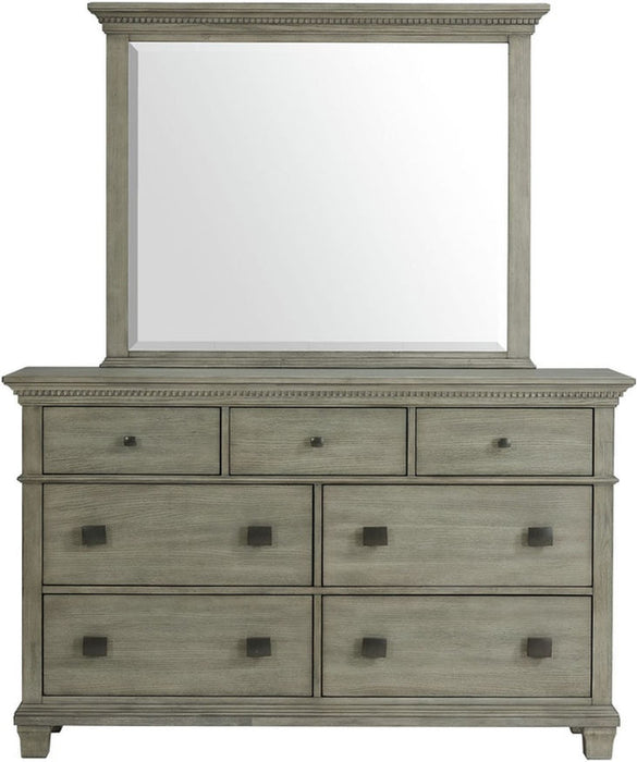 Crawford 7 Drawer Dresser in Gray - Jack’s Furniture and More (Laredo, TX)