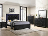 Crown Mark Micah Nightstand in Black image