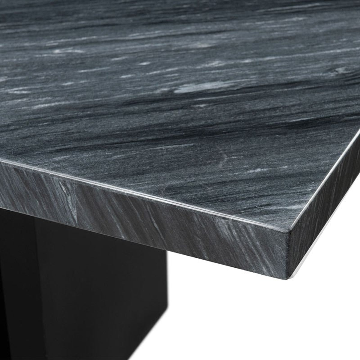 Valentino Dining Table in Grey/Black - Jack’s Furniture and More (Laredo, TX)