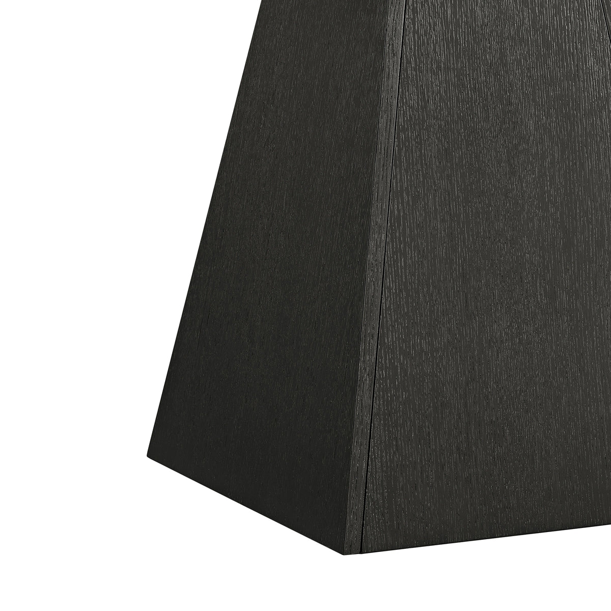 Jemma 3PC Occasional Table Set in Grey and Dark Espresso-Coffee Table & TwoEnd Table