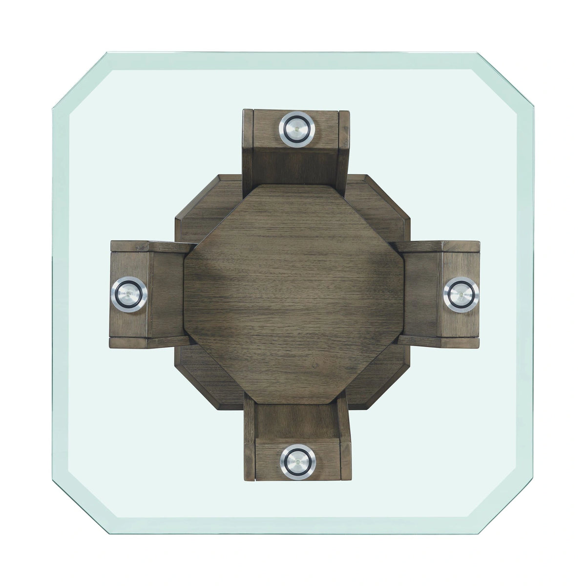 Dapper Square End Table Grey