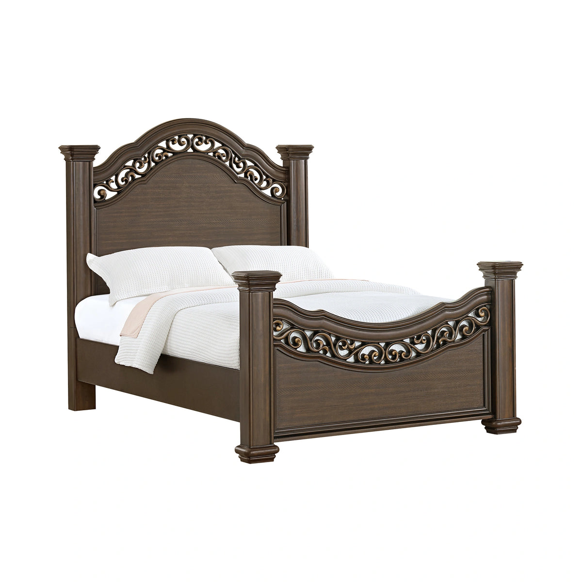 Brunswick Panel Bed in Mahogany