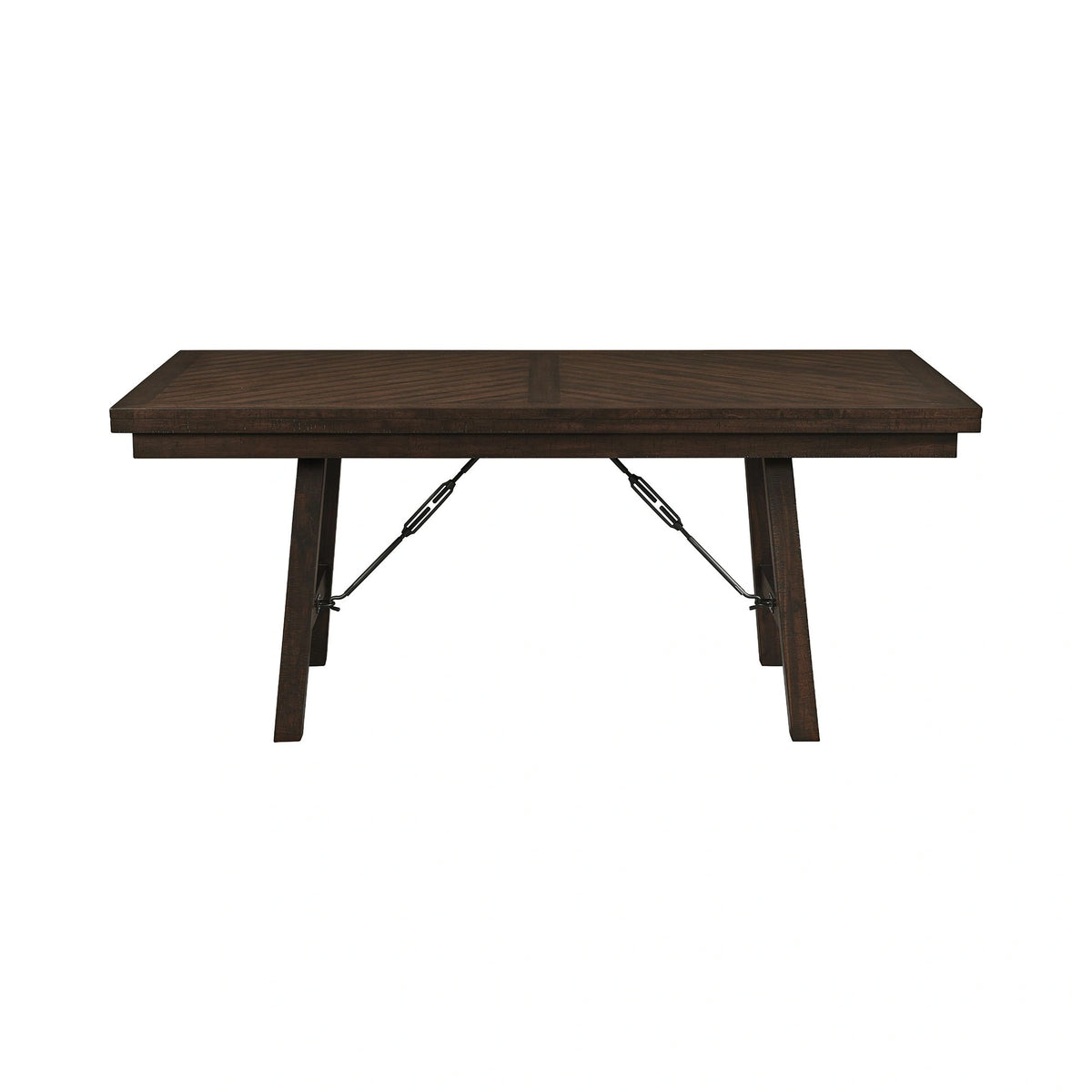 Jax 6PC Dining Set (72"" Table + 4 Chairs + Bench) in Cherry