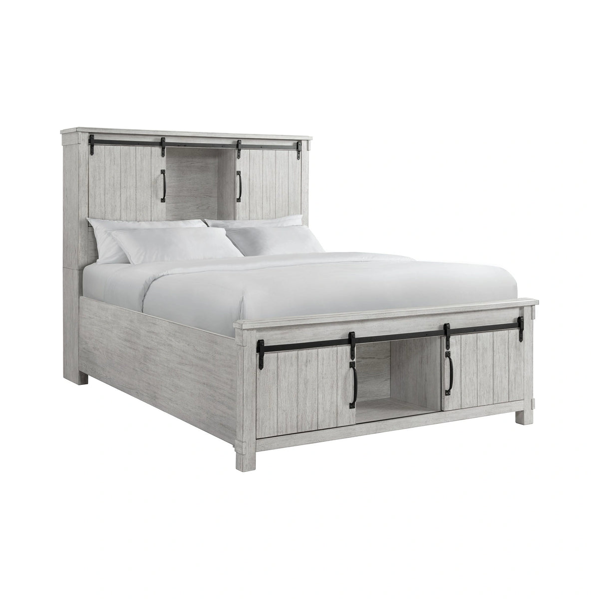 Scott Storage Bed White Finish