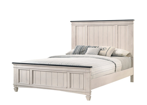Crown Mark Sawyer Queen Panel Bed in Two-Toned image