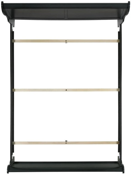 Louis Philippe King Panel Bed in Black - Jack’s Furniture and More (Laredo, TX)