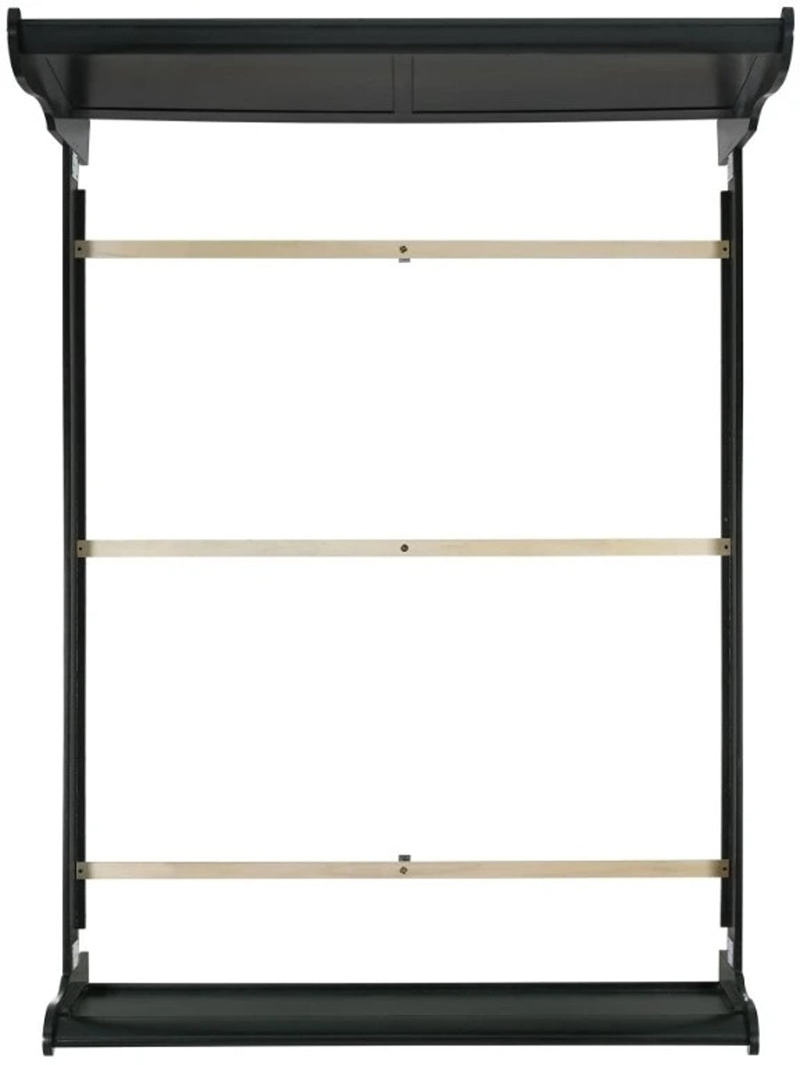 Louis Philippe Full Panel Bed in Black - Jack’s Furniture and More (Laredo, TX)