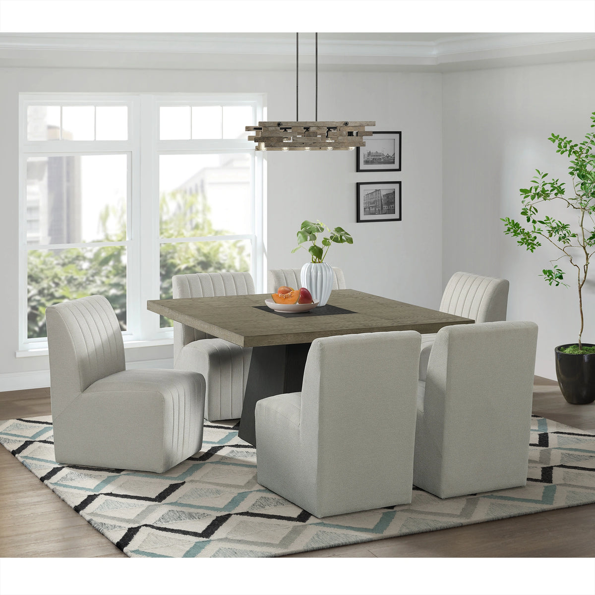 Jemma Dining Set in Grey