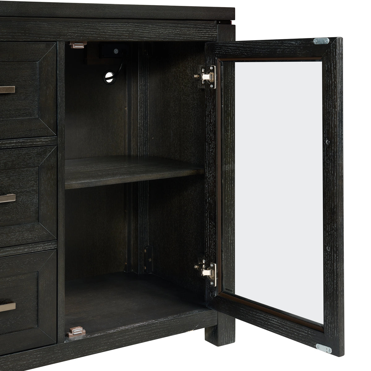 Elodie Server in Charcoal