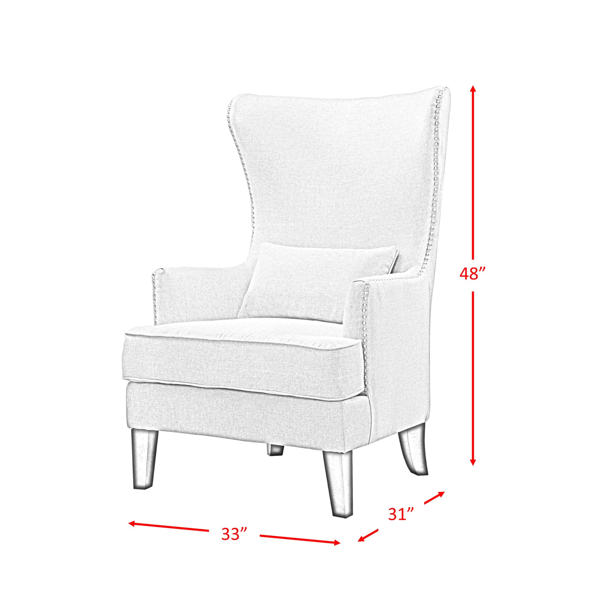 Kori 724 Chair w/Chrome Nails
