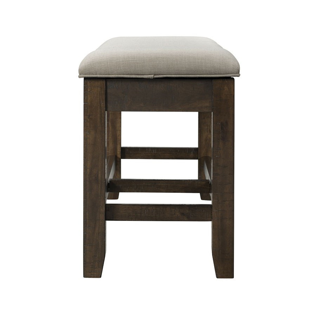 Colorado Counter Height Bench in Charcoal - Jack’s Furniture and More (Laredo, TX)