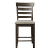 Colorado Counter Height Chair in Charcoal - Jack’s Furniture and More (Laredo, TX)