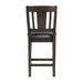 Cash Counter Height Chair (Set of 2) in Rustic Distressed Espresso - Jack’s Furniture and More (Laredo, TX)