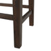 Cash Counter Height Chair (Set of 2) in Rustic Distressed Espresso - Jack’s Furniture and More (Laredo, TX)