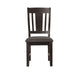 Cash Side Chair (Set of 2) in Rustic Distressed Espresso - Jack’s Furniture and More (Laredo, TX)