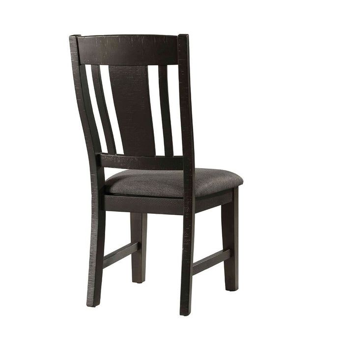 Cash Side Chair (Set of 2) in Rustic Distressed Espresso - Jack’s Furniture and More (Laredo, TX)