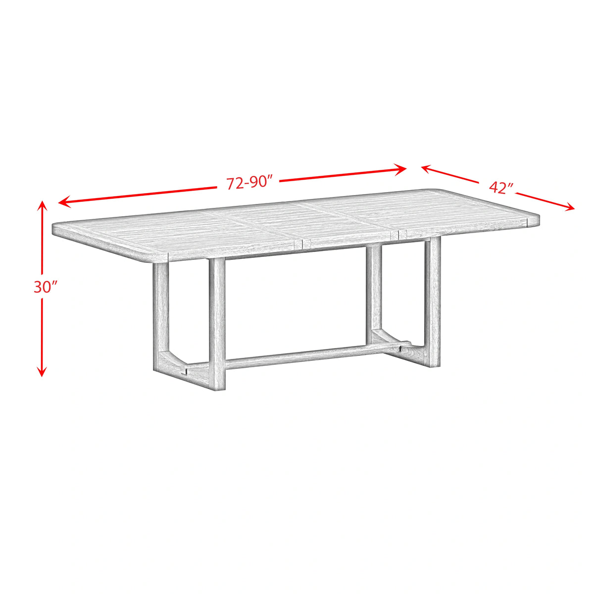 Glinda Table in Brown
