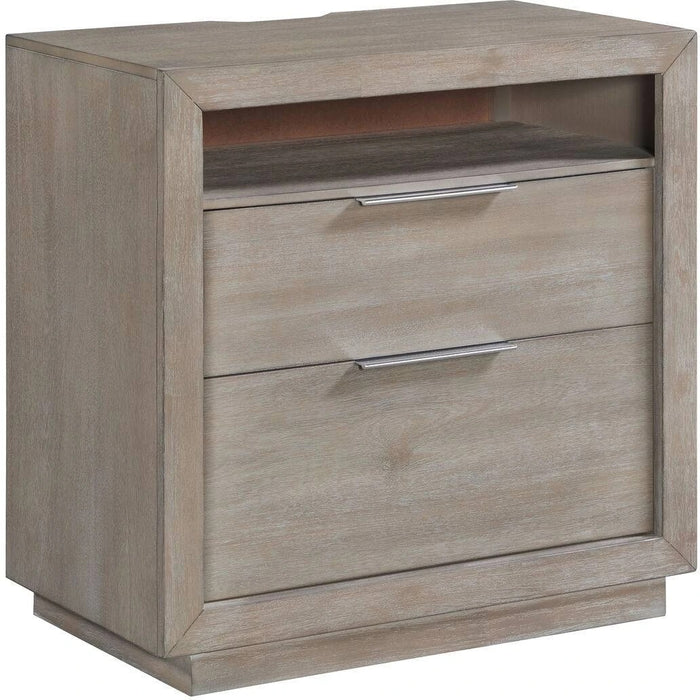Arcadia Nightstand in Grey - Jack’s Furniture and More (Laredo, TX)