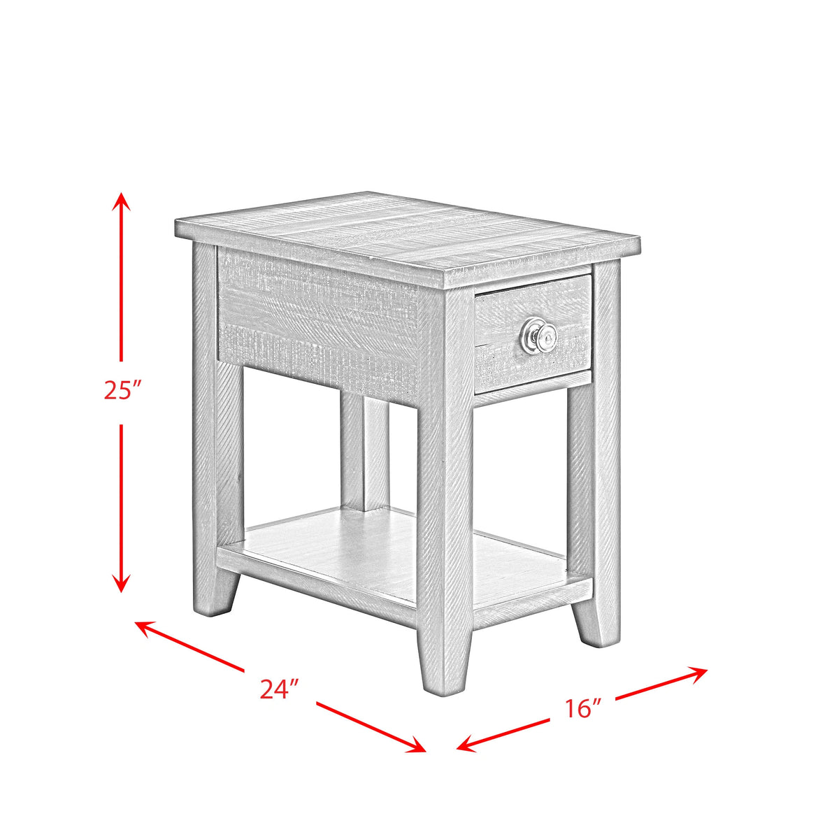 Kendyl Occasional Chairside Table w/Power