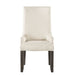 Finn Upholstered Arm Chair (Set of 2) in Cream and Smokey Walnut - Jack’s Furniture and More (Laredo, TX)