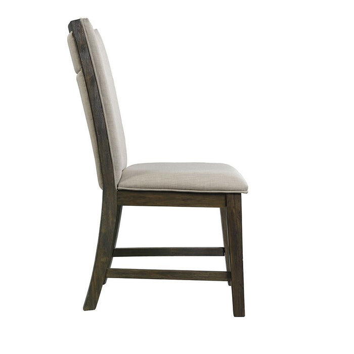 Grady Upholstered Side Chair (Set of 2) in Brown - Jack’s Furniture and More (Laredo, TX)