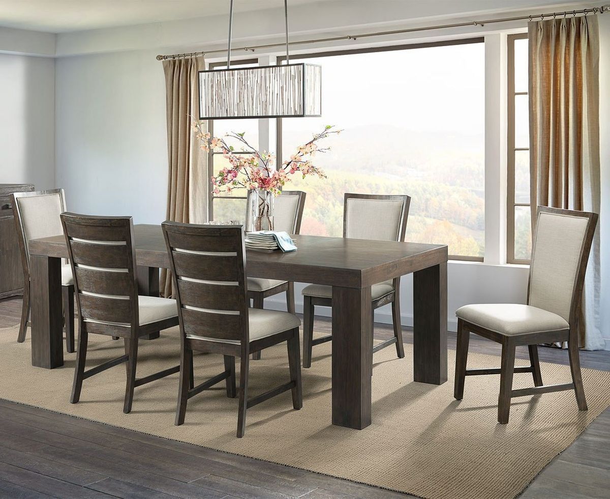 Grady Upholstered Side Chair (Set of 2) in Brown - Jack’s Furniture and More (Laredo, TX)